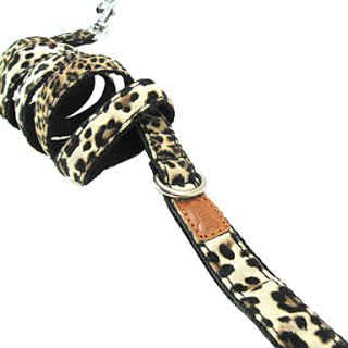 EUR € 14.25   Impressão Leopard Flocagem Leash Collar para Cães (1