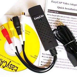 USD $ 11.49   Easycap USB 2.0 Video TV DVD VHS Audio Capture Adapter