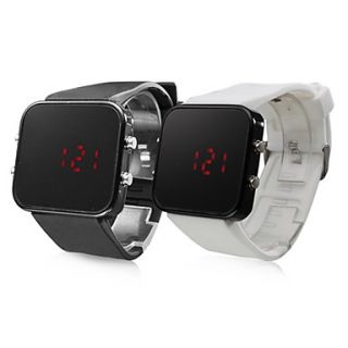 EUR € 8.27   2 Sportiga Armbandsur med LED och Silikonband (svart