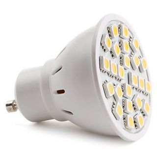 EUR € 4.31   gu10 5050 SMD 24 LED chaude ampoule blanche 130 150lm