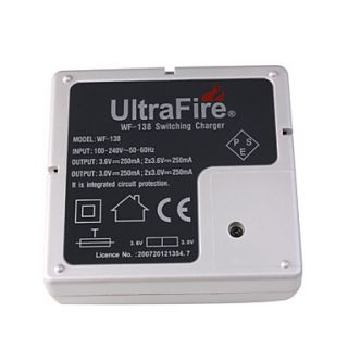 wf 138a Ultrafire batterijlader voor 16340 li ion batterij (us adapter