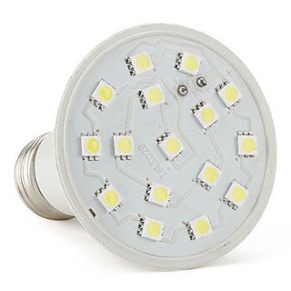 e27 de 16 LED SMD 5050 160lm 220v 3w LED blancas bombillas de luz al