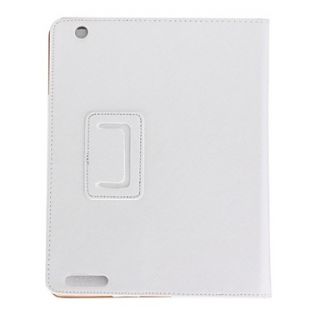 USD $ 11.69   High quality Cross grain PU Leather Case for ipad2(White