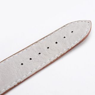 USD $ 1.29   Unisex PU Leather Watch Strap 20MM(Brown),