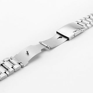 EUR € 8.27   unisex roestvrij stalen horloge band 20mm (zilver
