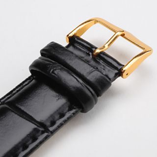 USD $ 2.99   Unisex Genuine Leather Watch Strap 22MM(Black),