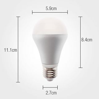 EUR € 14.71   E27 7W 700 750lm 2900 3200K Warm White Light LED Ball