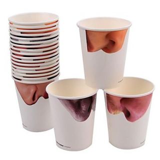 EUR € 7.35   humanos tazas de la nariz de papel (20 paquetes