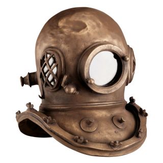 highly collectible antique replica diving helmet sports just enough