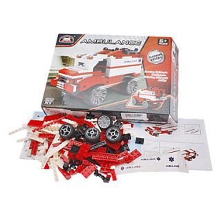3D Puzzle DIY bloques de construcción ladrillos de juguete Ambulancia