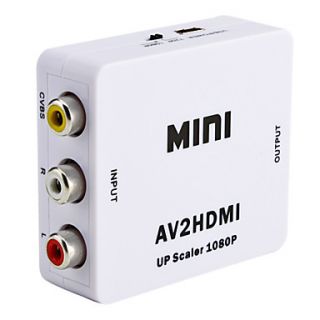 EUR € 44.33   Mini AV til HDMI Converter M 615, Gratis Frakt På