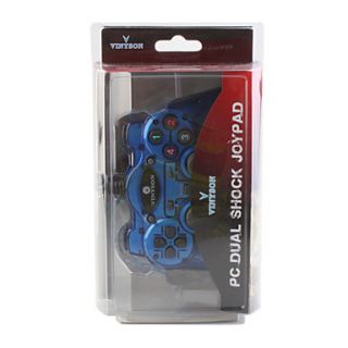 USD $ 18.99   USB Wired Dual Shock Gaming Controller for PC,
