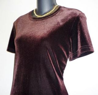 Karen Kane Womens Brown Velvet Dress Size M Medium
