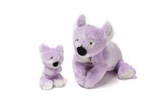 Features of Zoobie Pet   Khimba the Koala & Baby Kai Plush, Pillow
