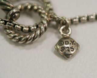 David Yurman 50 Bead and Chain Aqua Chalcedony Necklace $825
