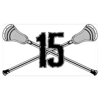 Lacrosse Number 15 Poster