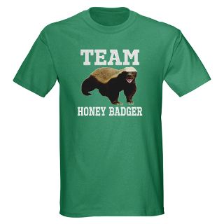 Animal Gifts  Animal T shirts  Team honey badger T Shirt