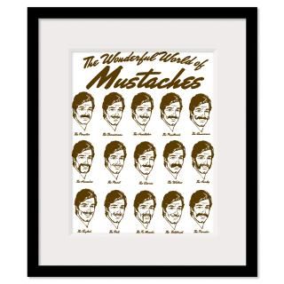 Mustache Framed Prints  Mustache Framed Posters