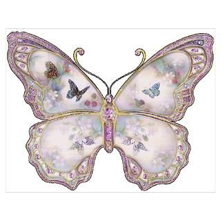 Wall Art  Posters  Purple Butterfly Poster