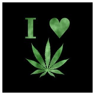 Wall Art  Posters  I Love Weed Poster