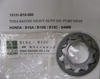 Toda Racing Heavy Duty Oil Pump Gear 84mm 15131 B16 000 B16A B18C B16B