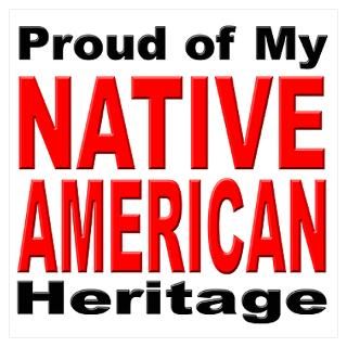 Wall Art  Posters  Proud Native American Heritage
