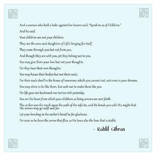 Kahlil Gibran Quote Wall Art for $23.00
