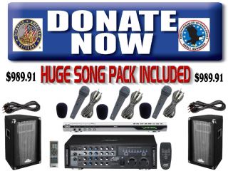Home Karaoke System Complete Karaoke Audio System Cavs SCDG 105g USB