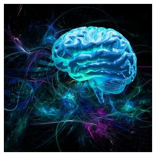 Brain research, conceptual artwork Poster