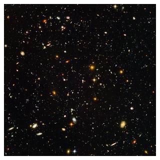 Hubble Ultra Deep Field galaxies Poster