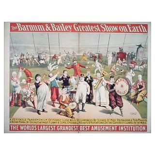Poster advertising the Barnum and Bailey Greatest Poster