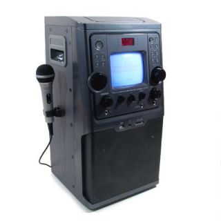Memorex Home Recording Karaoke System Machine CD G CD USB w Monitor