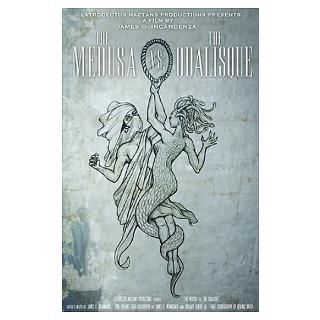 The Medusa vs The Odalisque mini poster Poster