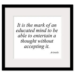 Aristotle quote 46 Wall Art Framed Print