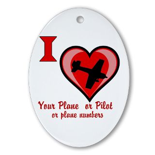 Air Gifts  Air Home Decor  Customizable Planes Ornament (Oval)