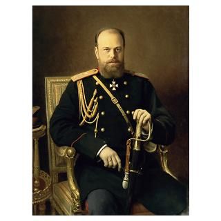 Portrait of Emperor Alexander III (1845 94) 1886 ( Poster