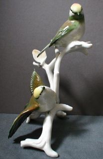 Vintage Karl Ens Porcelain Bird Figure Kinglet