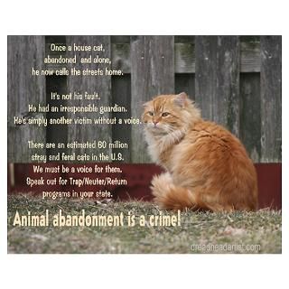 Wall Art  Posters  Feral Cat 307a Poster