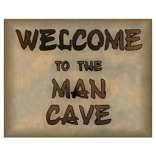 Wall Art  Posters  Welcome To The Man Cave Poster
