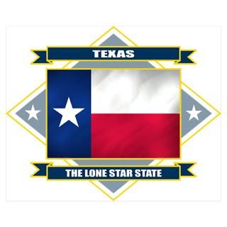 Wall Art  Posters  Texas Flag Poster
