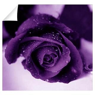 Wall Art  Wall Decals  Purple Rose Wall Decal