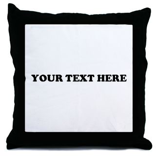 Add Gifts  Add More Fun Stuff  Custom Text Throw Pillow