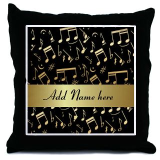 Music Pillows Music Throw & Suede Pillows  Personalized