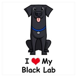 Wall Art  Posters  Black Lab Poster