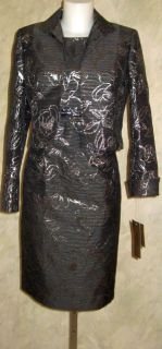 Kasper 2pc Eternal City Nights Jacket Dress Suit Sz 16 $199