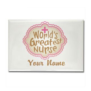 Personalized Worlds Greatest Nurse Rectangle Magn by bestoccupationt
