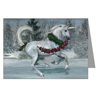 Holiday Unicorn II Greeting Cards (Pk of 10) by incandescentart