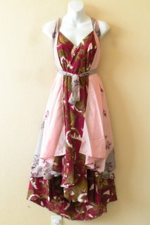Vintage Silk Magic 36 Length Sarong Pareo Wrap Skirt Tube Dress Bonus