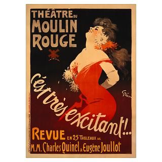 Wall Art  Posters  Theatre du Moulin Rouge, Vintage
