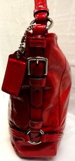 Genuine Katarina Chelsea Paprika Patent Leather Bag 18959 MSRP$378 00